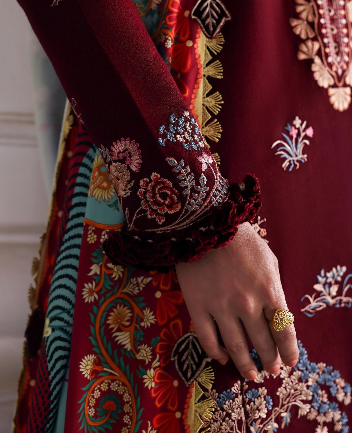 Republic Womenswear | Amaris Luxury Shawl 25 | Sienna by Republic Womenswear - Designer Dress  - Type : Ladies Clothes - Available at Libayah - 100% Original 