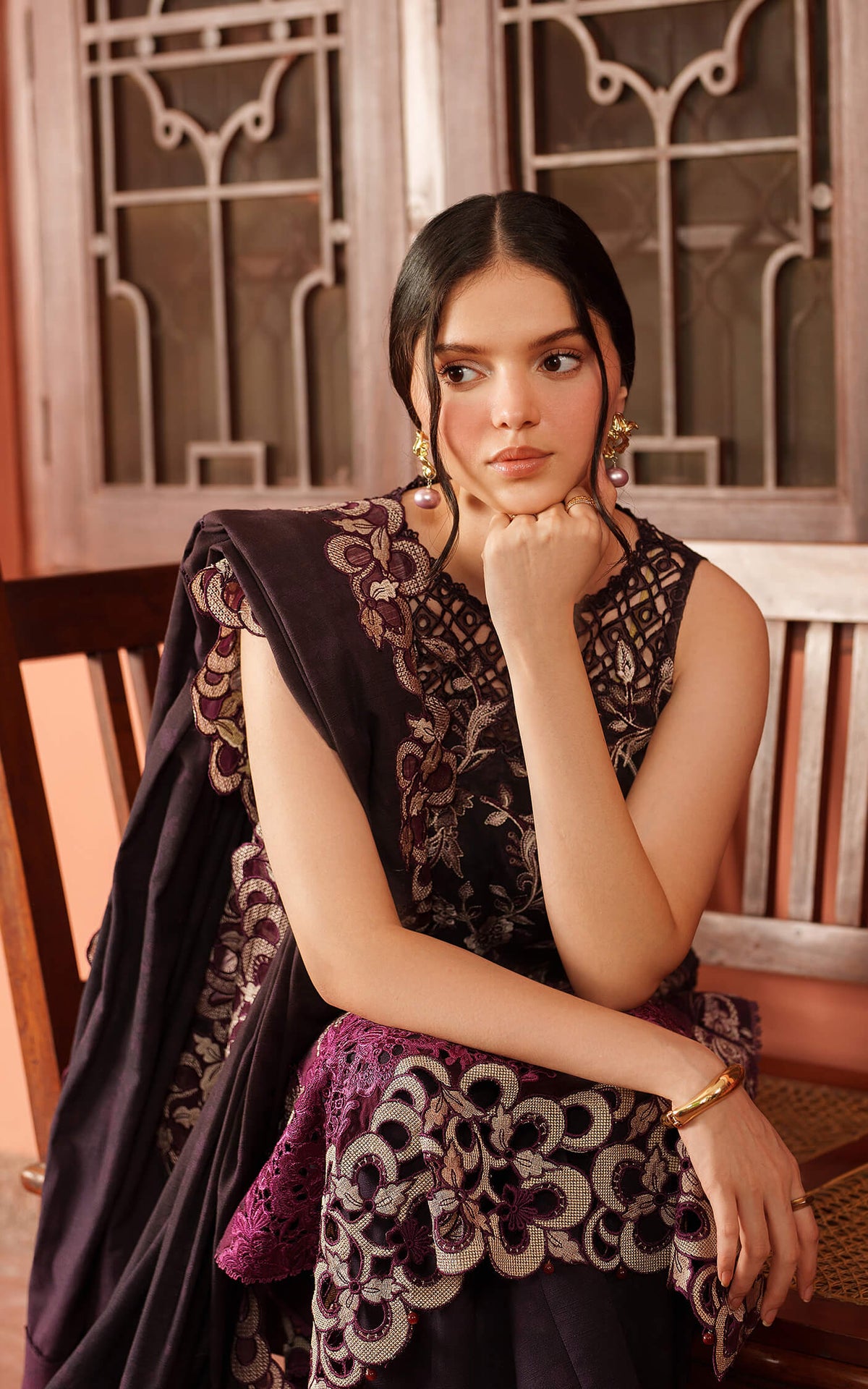 Asifa and Nabeel | Pashmina Luxe 25 | Siera LWC25-09 by Asifa and Nabeel - Designer Dress - Type : Ladies Clothes - Available at Libayah - 100% Original 