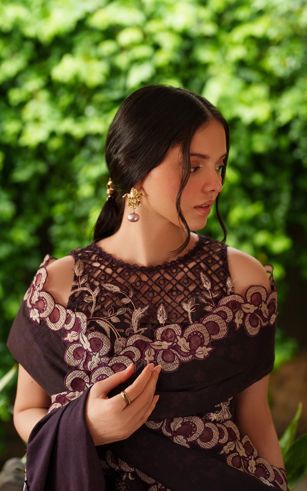 Asifa and Nabeel | Pashmina Luxe 25 | Siera LWC25-09 by Asifa and Nabeel - Designer Dress - Type : Ladies Clothes - Available at Libayah - 100% Original 