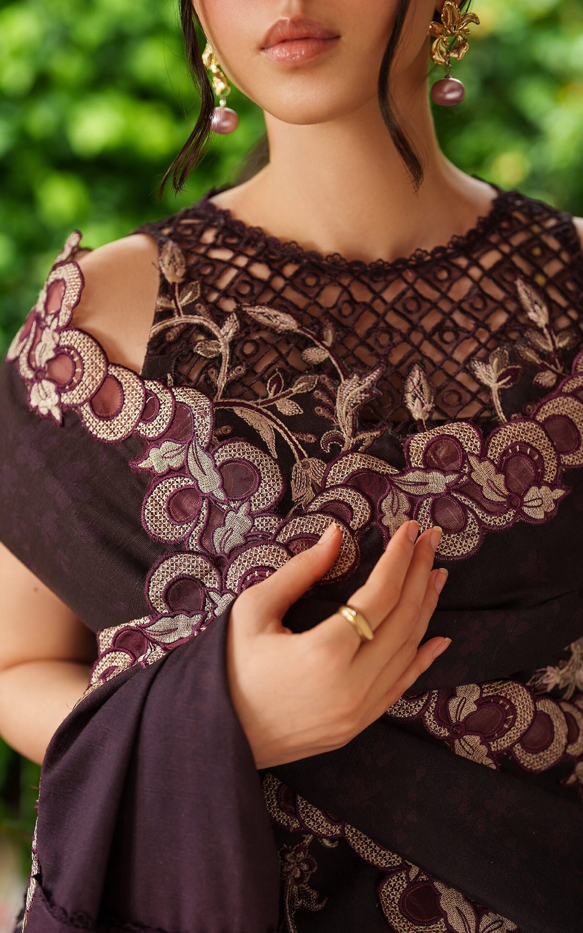 Asifa and Nabeel | Pashmina Luxe 25 | Siera LWC25-09 by Asifa and Nabeel - Designer Dress - Type : Ladies Clothes - Available at Libayah - 100% Original 