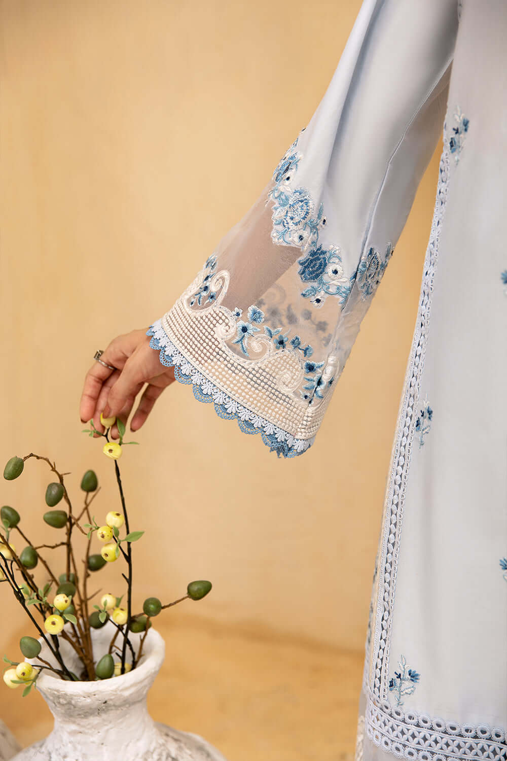 Azure | Luxury Lawn 26 | Skyline Serenity by Azure - Designer Dress  - Type : Ladies Clothes - Available at Libayah - 100% Original 