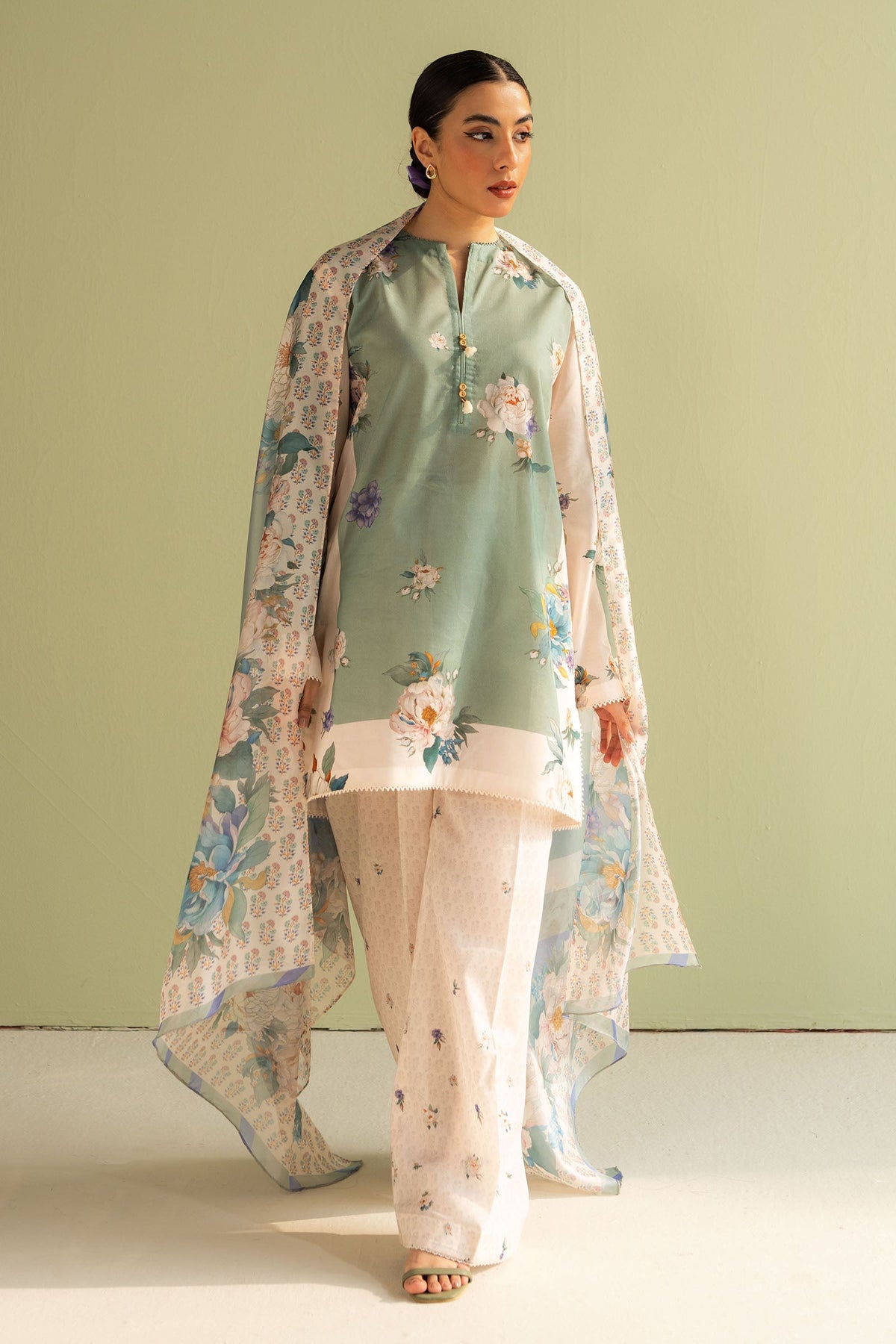 Zara Shahjahan | Coco Prints 25 | Sofia-2A by Zara Shahjahan - Designer Dress - Type: Ladies Clothes - Available at Libayah - 100% Original