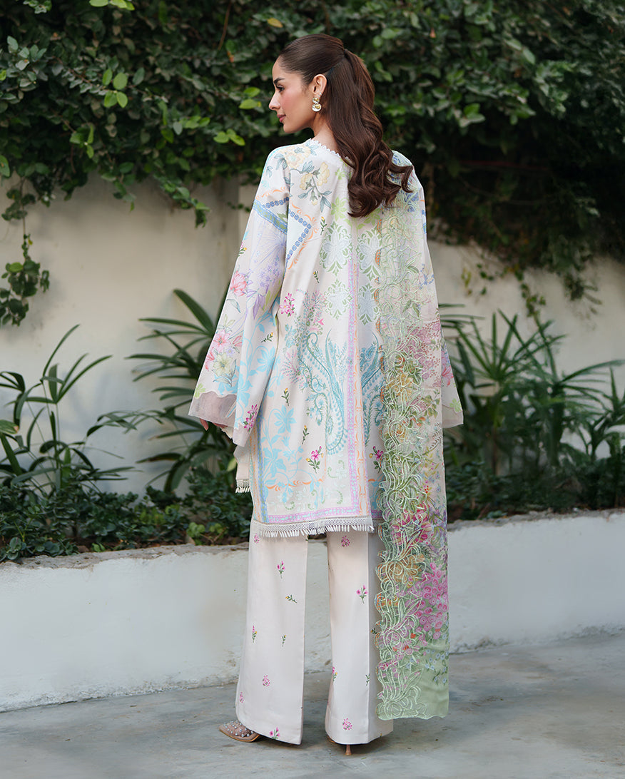 Roheenaz | Whispered Florals | Soft Bloom - Designer Dress - Type : Ladies Clothes - Available at Libayah - 100% Original