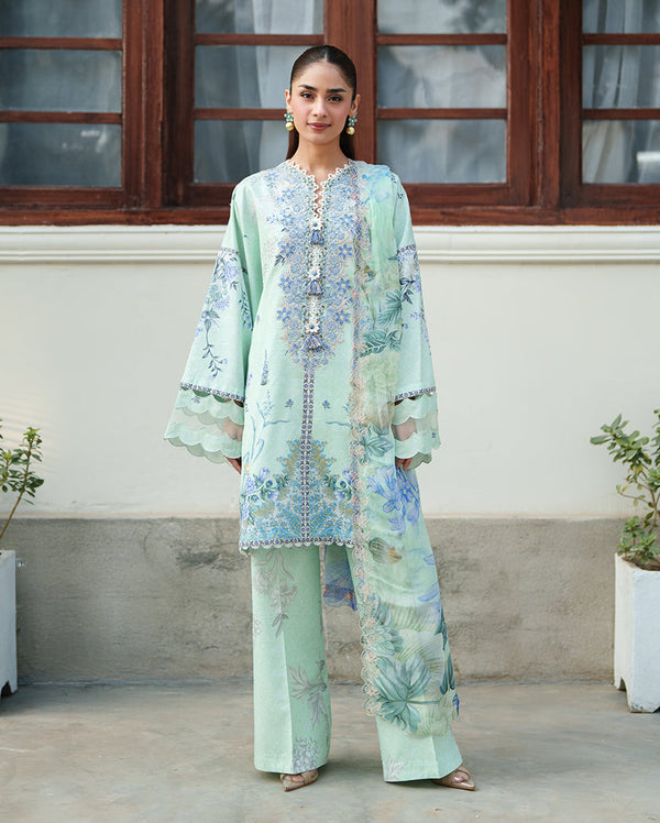 Roheenaz | Whispered Florals | Soft Meadow - Designer Dress - Type : Ladies Clothes - Available at Libayah - 100% Original