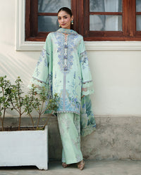 Roheenaz | Whispered Florals | Soft Meadow - Designer Dress - Type : Ladies Clothes - Available at Libayah - 100% Original