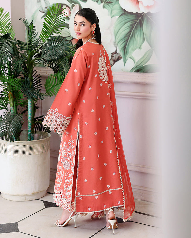 Roheenaz | Veil of Summer Chikankari | Soleil Blanc by Roheenaz - Designer Dress  - Type : Ladies Clothes - Available at Libayah - 100% Original 
