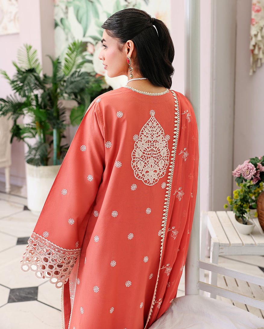 Roheenaz | Veil of Summer Chikankari | Soleil Blanc by Roheenaz - Designer Dress  - Type : Ladies Clothes - Available at Libayah - 100% Original 