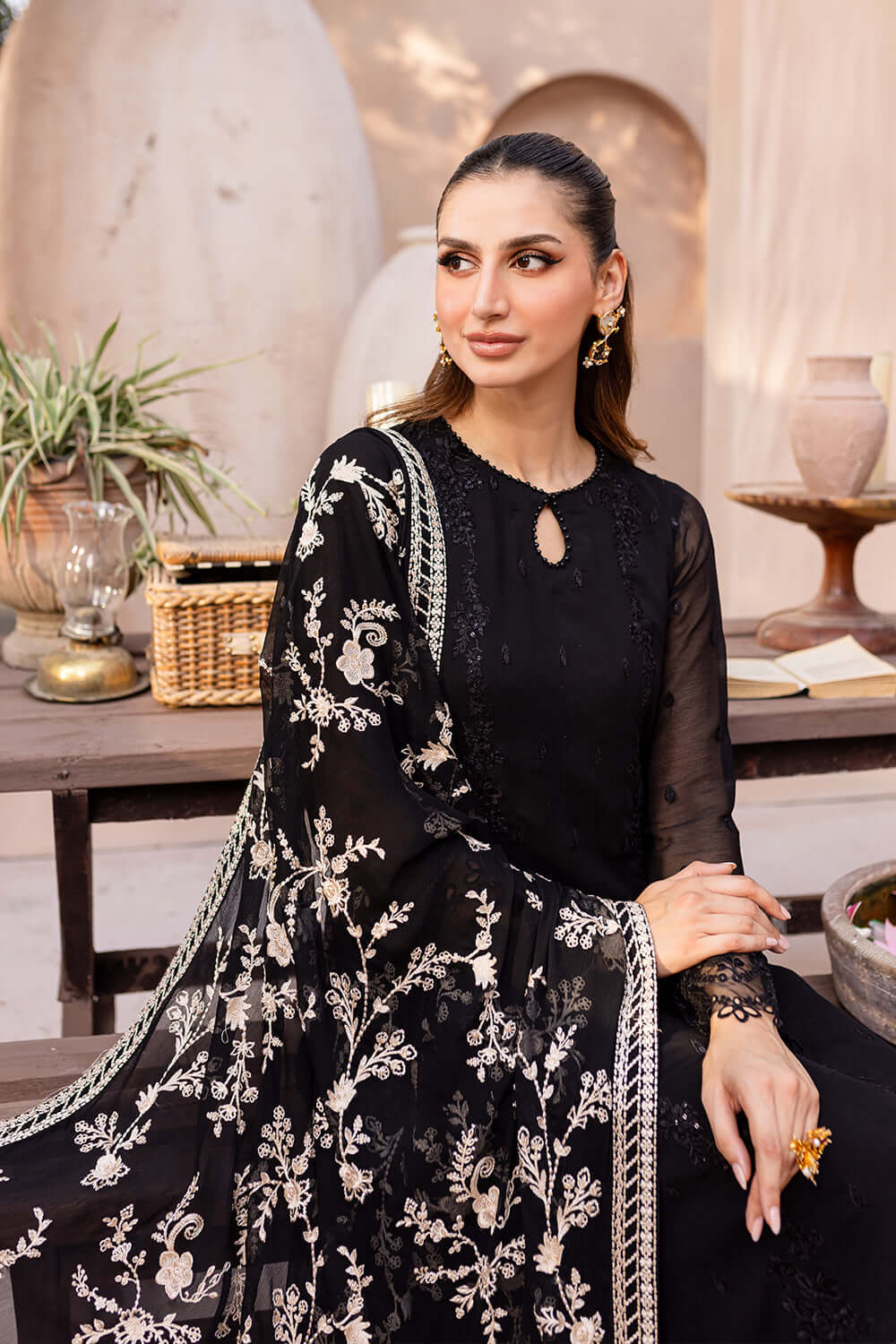 Azure | Ensembles | Starry Bliss by Azure - Designer Dress  - Type : Ladies Clothes - Available at Libayah - 100% Original 