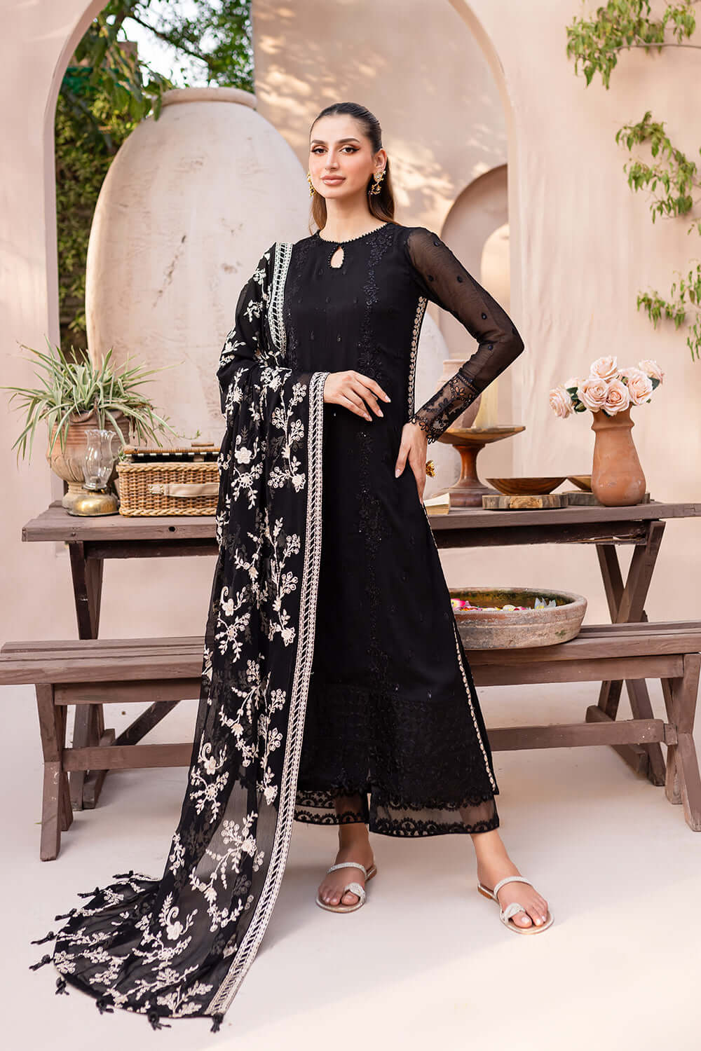 Azure | Ensembles | Starry Bliss by Azure - Designer Dress  - Type : Ladies Clothes - Available at Libayah - 100% Original 