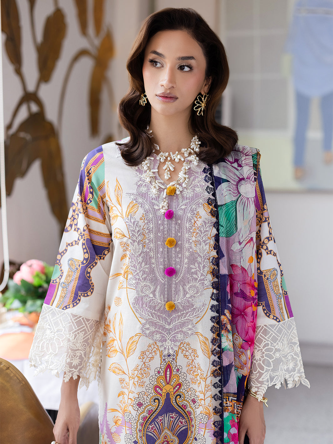 Mahnur | After Hours Luxury Lawn 25 | Sugar Rush by Mahnur - Designer Dress - Type: Ladies Clothes - Available at Libayah - 100% Original
