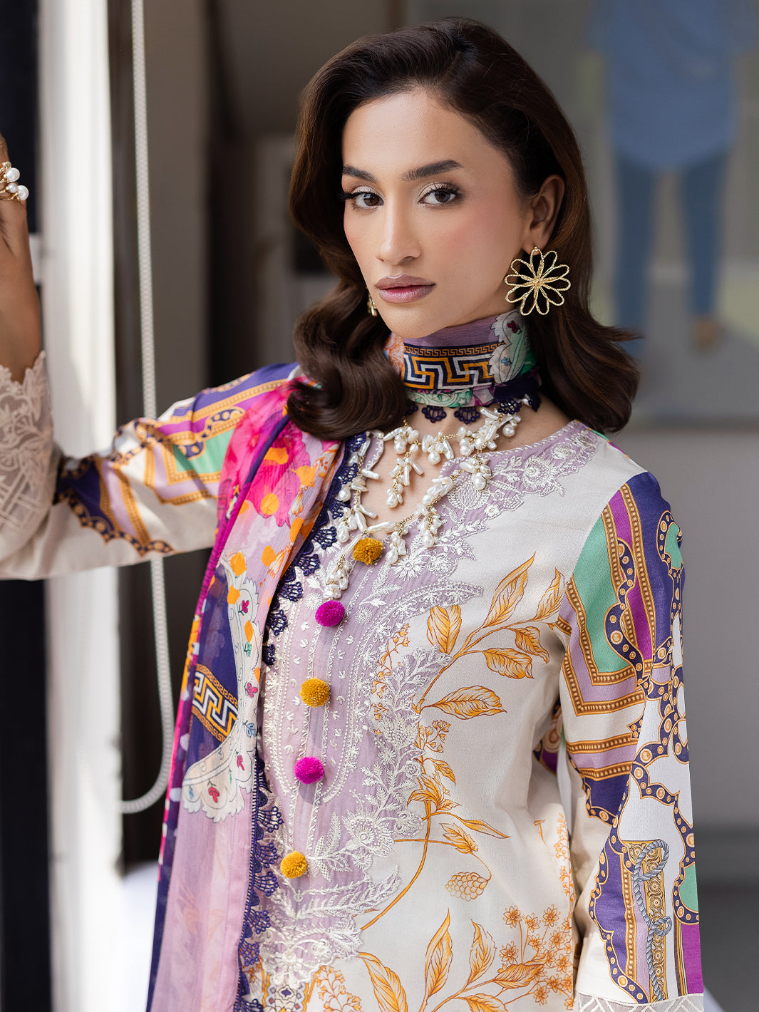 Mahnur | After Hours Luxury Lawn 25 | Sugar Rush by Mahnur - Designer Dress - Type: Ladies Clothes - Available at Libayah - 100% Original