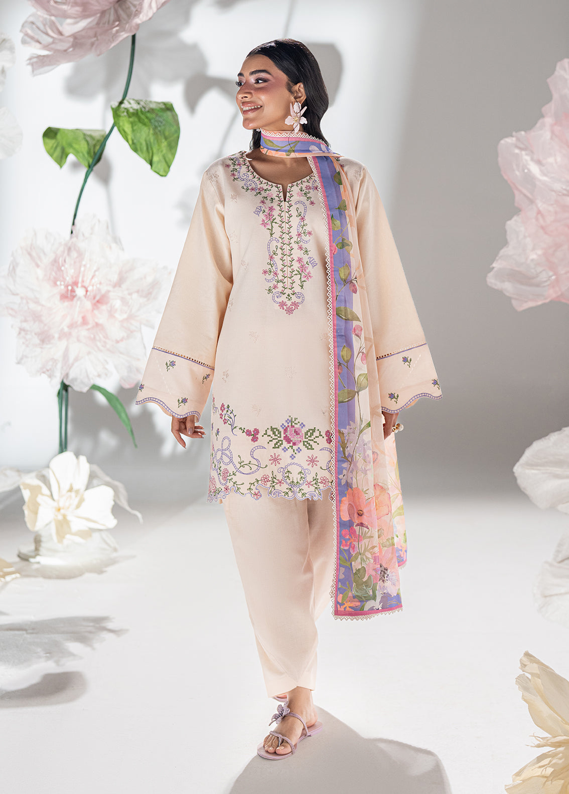 Sahane | Blush n Bliss Premium | LP63009 Sugar Bloom by Sahane - Designer Dress  - Type : Ladies Clothes - Available at Libayah - 100% Original 