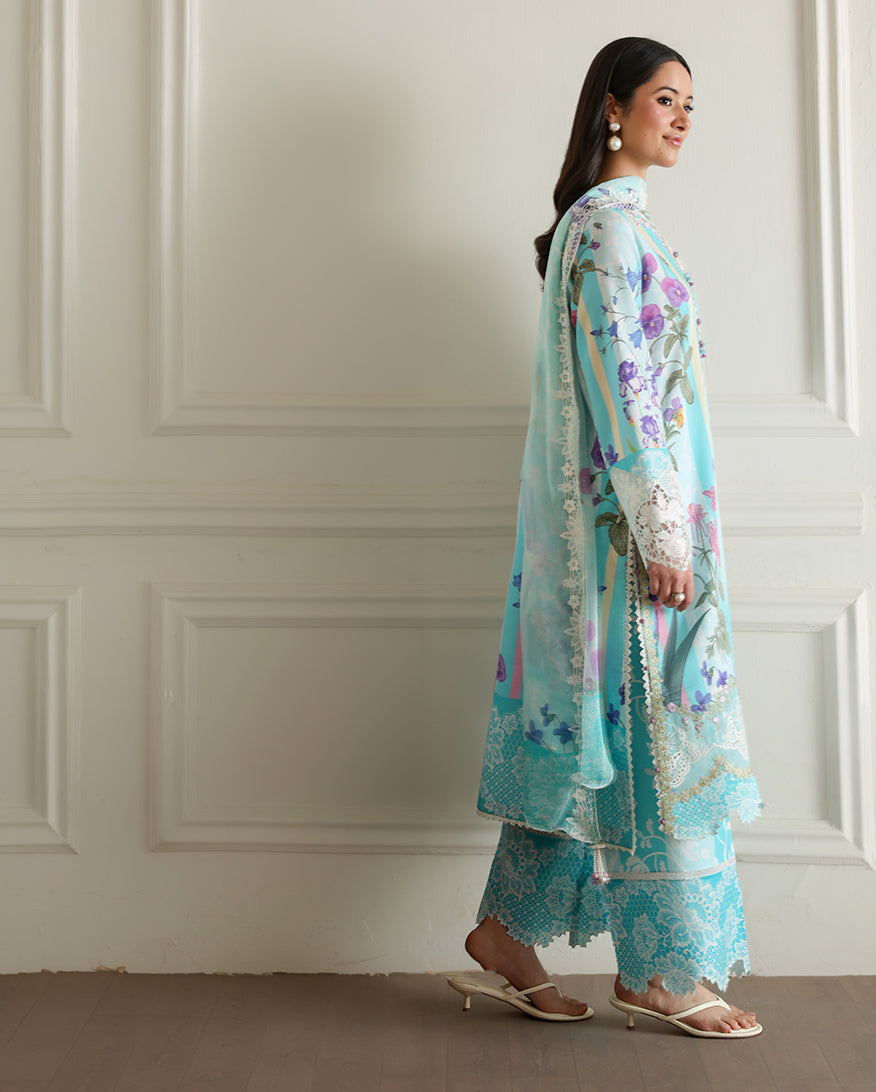 Roheenaz | Sunlit Tales Printed Embroidered Edit | Sunbeam story - by Libayah - Registered Vendor of : Roheenaz - 100% Original Designer Dress