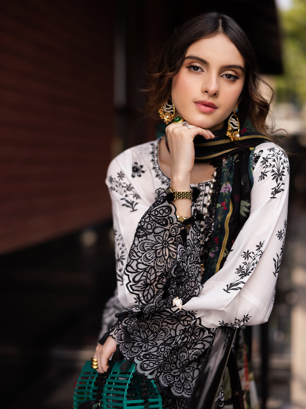 Mahnur | After Hours Luxury Lawn 25 | Sundaze Soiree by Mahnur - Designer Dress - Type: Ladies Clothes - Available at Libayah - 100% Original