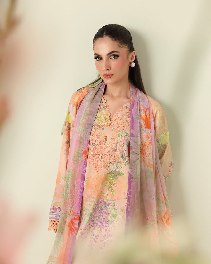 Roheenaz | Rosette Lawn | Sunlit Fern - Designer Dress - Type : Ladies Clothes - Available at Libayah - 100% Original