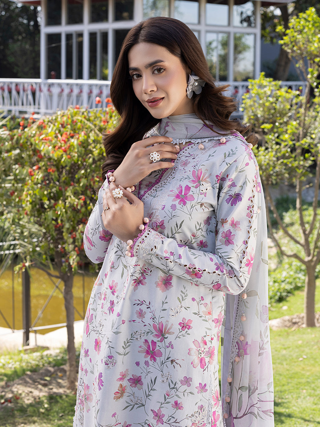 Izel | Oh Spring Lawn 25 | SUNLIT by Izel - Designer Dress - Type: Ladies Clothes - Available at Libayah - 100% Original