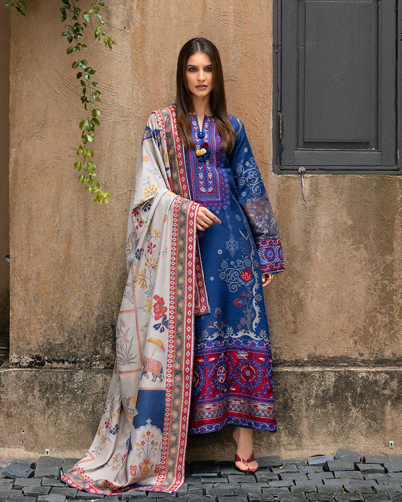 Sunset Promise – authentic Pakistani dress from the Mushq Winter Broadway 25 collection for women in the UK.