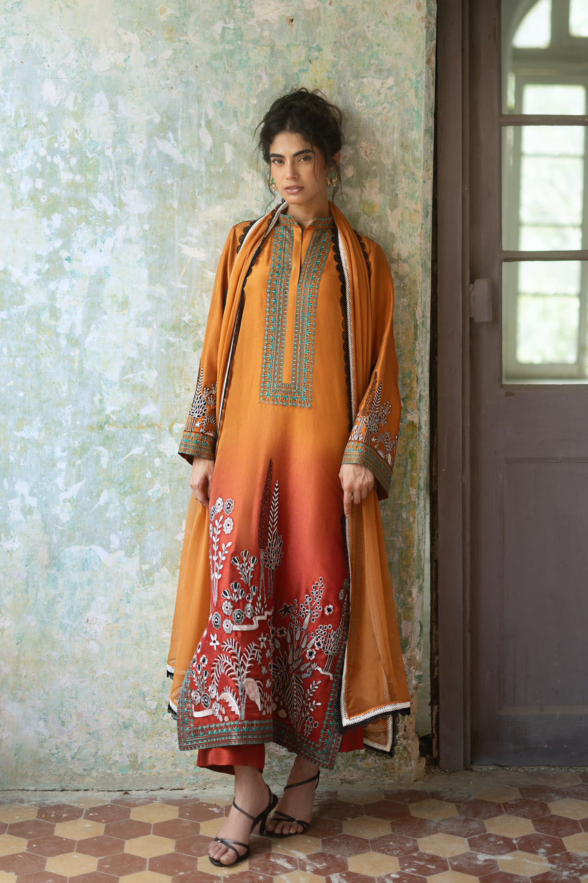 Zainab Chottani | Summer Edition 26 | Sunset Serenade by Zainab Chottani - Designer Dress  - Type : Ladies Clothes - Available at Libayah - 100% Original 