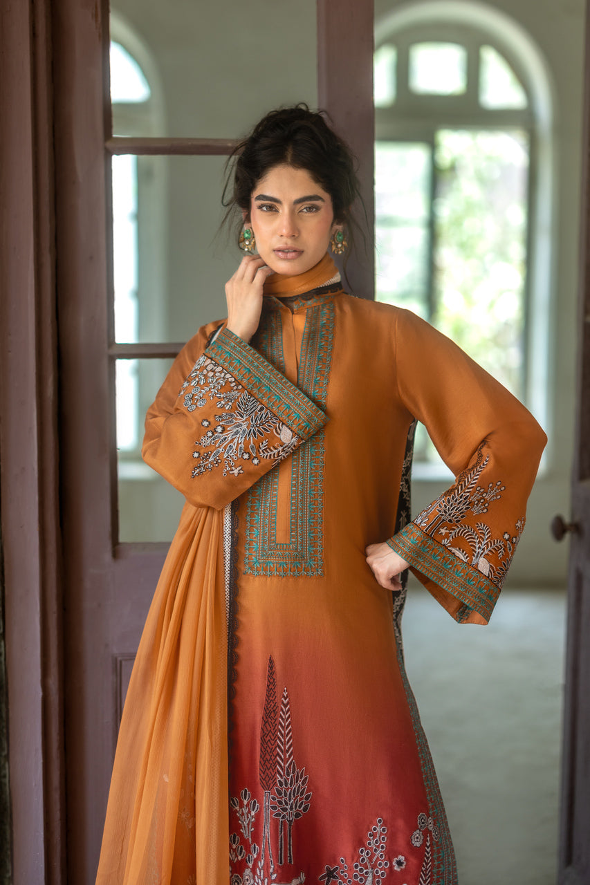 Zainab Chottani | Summer Edition 26 | Sunset Serenade by Zainab Chottani - Designer Dress  - Type : Ladies Clothes - Available at Libayah - 100% Original 