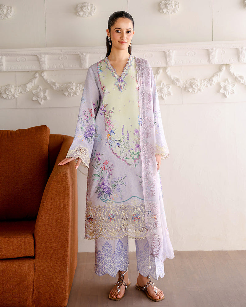 Roheenaz | Sunlit Tales Printed Embroidered Edit | Sunveil - by Libayah - Registered Vendor of : Roheenaz - 100% Original Designer Dress