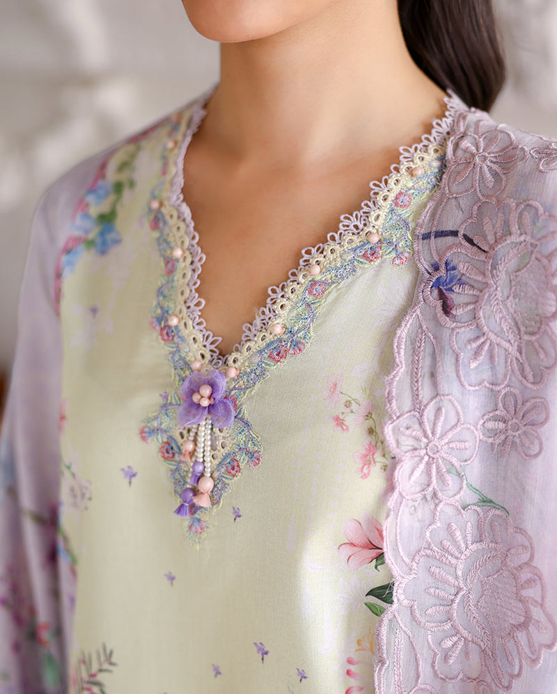 Roheenaz | Sunlit Tales Printed Embroidered Edit | Sunveil - by Libayah - Registered Vendor of : Roheenaz - 100% Original Designer Dress