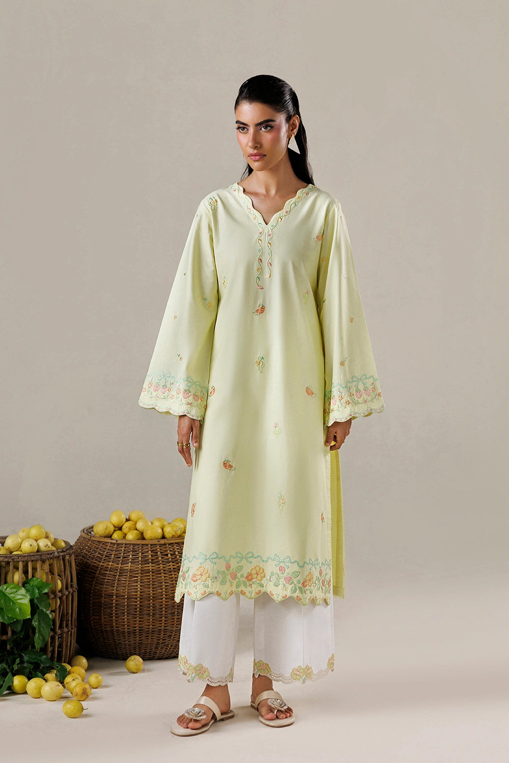 Azure | Chic Essentials | Sweet Citrus by Azure - Designer Dress  - Type : Ladies Clothes - Available at Libayah - 100% Original 