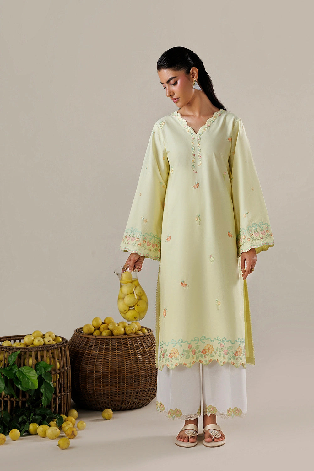 Azure | Chic Essentials | Sweet Citrus by Azure - Designer Dress  - Type : Ladies Clothes - Available at Libayah - 100% Original 