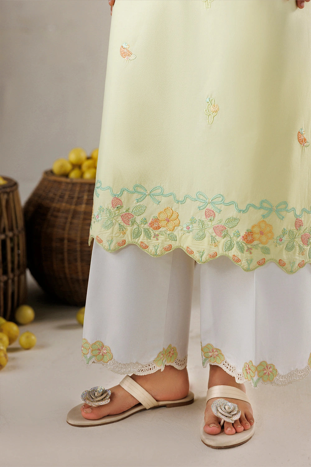 Azure | Chic Essentials | Sweet Citrus by Azure - Designer Dress  - Type : Ladies Clothes - Available at Libayah - 100% Original 