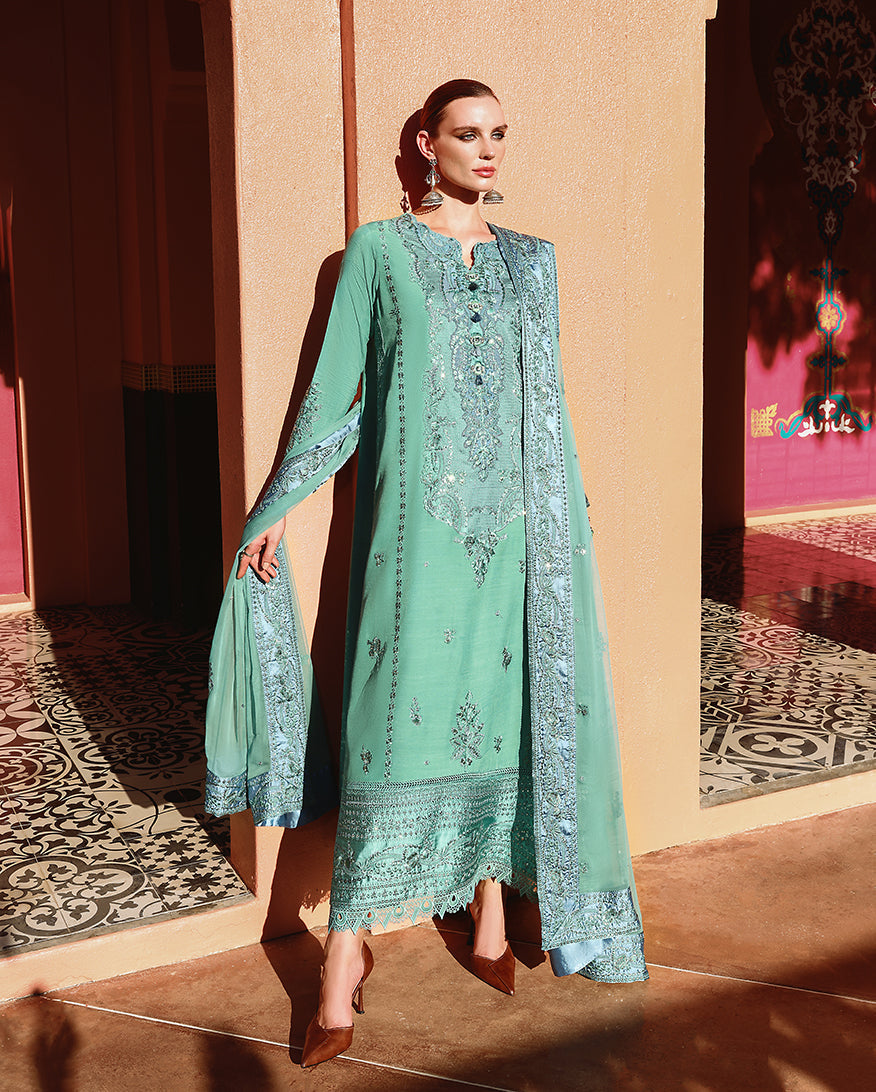 Mushq | Nuvera Raw Silk 26 | Sybil by Mushq - Designer Dress  - Type : Ladies Clothes - Available at Libayah - 100% Original 