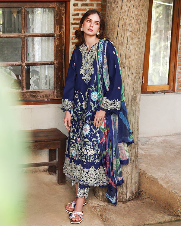 Mushq | The Secret Garden Lawn | Sylphae by Mushq - Designer Dress  - Type : Ladies Clothes - Available at Libayah - 100% Original 