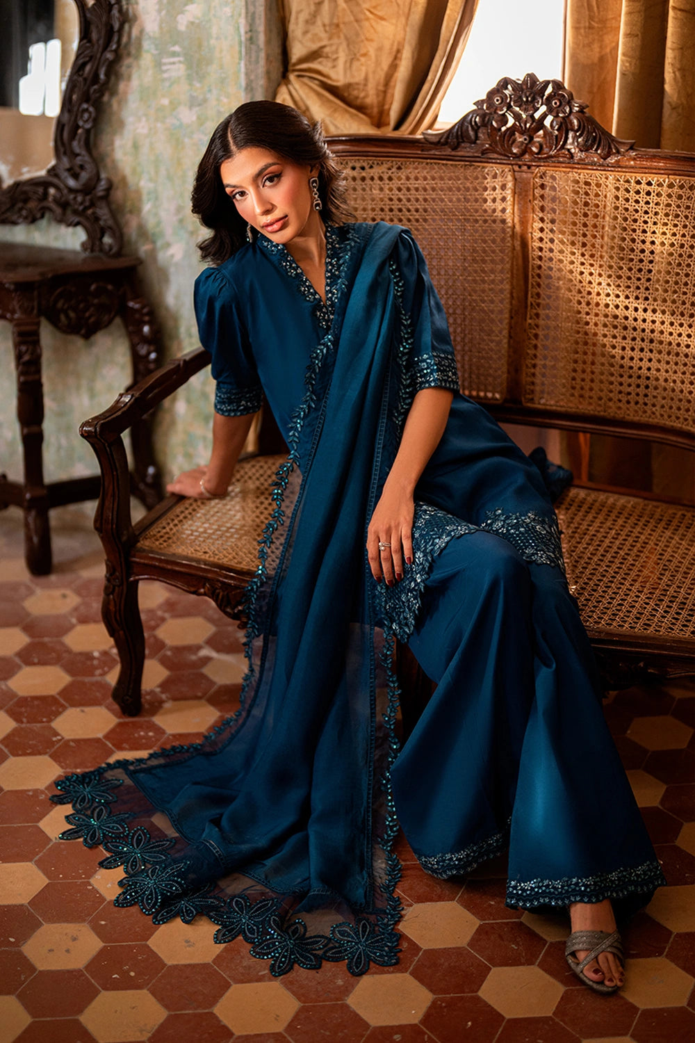 Azure | Vogue Formals | Sylvan Silk by Azure - Designer Dress - Type : Formal Dress - Available at Libayah - 100% Original