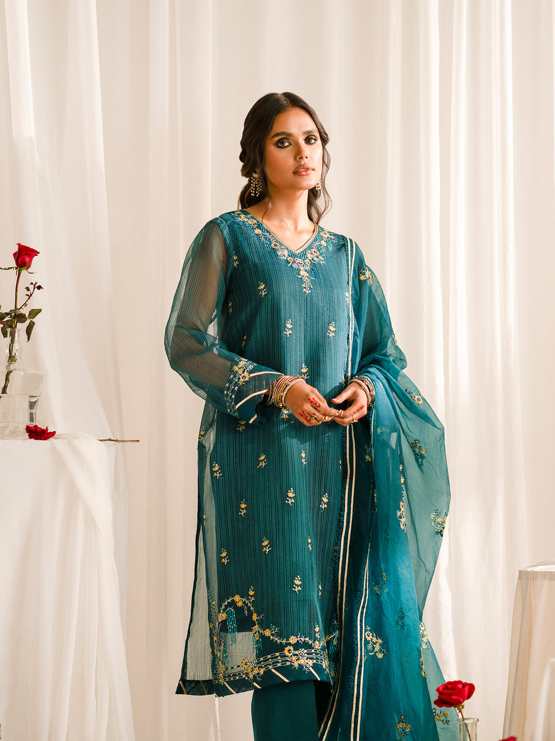 Fozia Khalid | Eid Edit 24 | Ayla by Fozia Khalid - Designer Dress - Type: Ladies Clothes - Available at Libayah - 100% Original