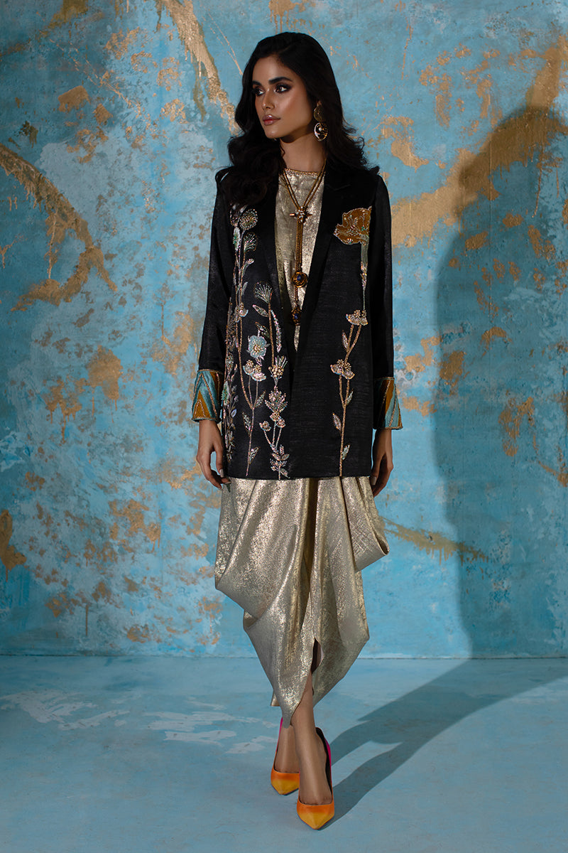 Wardha Saleem | Luxury Pret Fusion Wear | NOVA LUX - JACKET by Wardha Saleem - Designer Dress - Type: Ladies Clothes - Available at Libayah - 100% Original