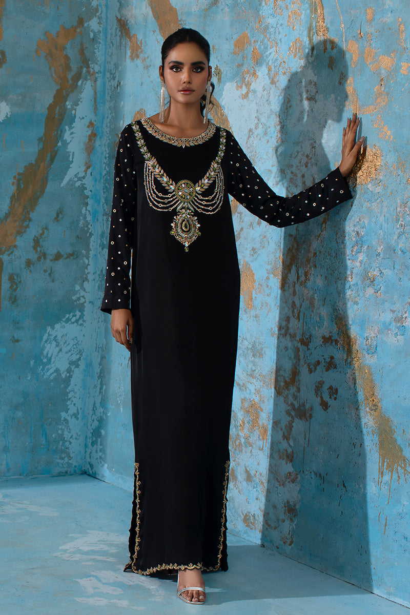 Wardha Saleem | Luxury Pret Fusion Wear | BELLE - KAFTAN by Wardha Saleem - Designer Dress - Type: Ladies Clothes - Available at Libayah - 100% Original