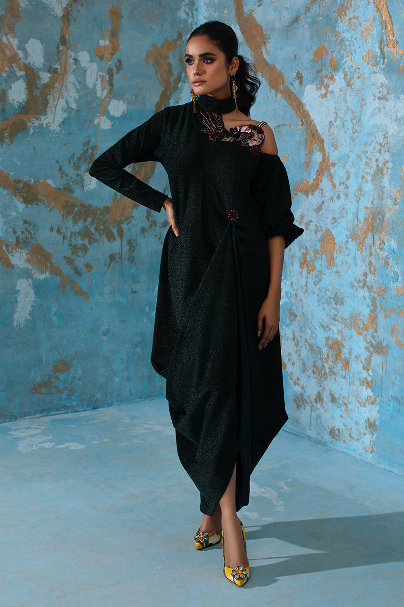 Wardha Saleem | Luxury Pret Fusion Wear | IVY - FORMAL DRAPE by Wardha Saleem - Designer Dress - Type: Ladies Clothes - Available at Libayah - 100% Original