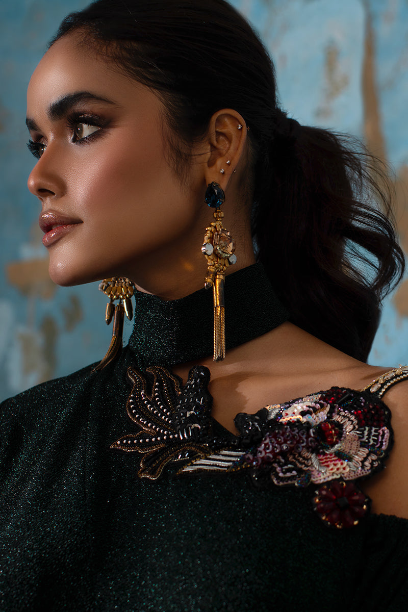 Wardha Saleem | Luxury Pret Fusion Wear | IVY - FORMAL DRAPE by Wardha Saleem - Designer Dress - Type: Ladies Clothes - Available at Libayah - 100% Original