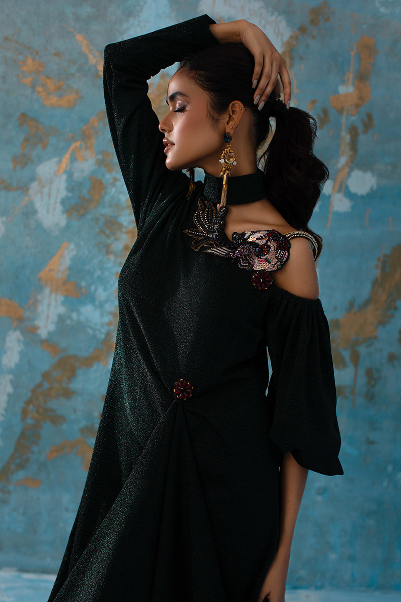 Wardha Saleem | Luxury Pret Fusion Wear | IVY - FORMAL DRAPE by Wardha Saleem - Designer Dress - Type: Ladies Clothes - Available at Libayah - 100% Original