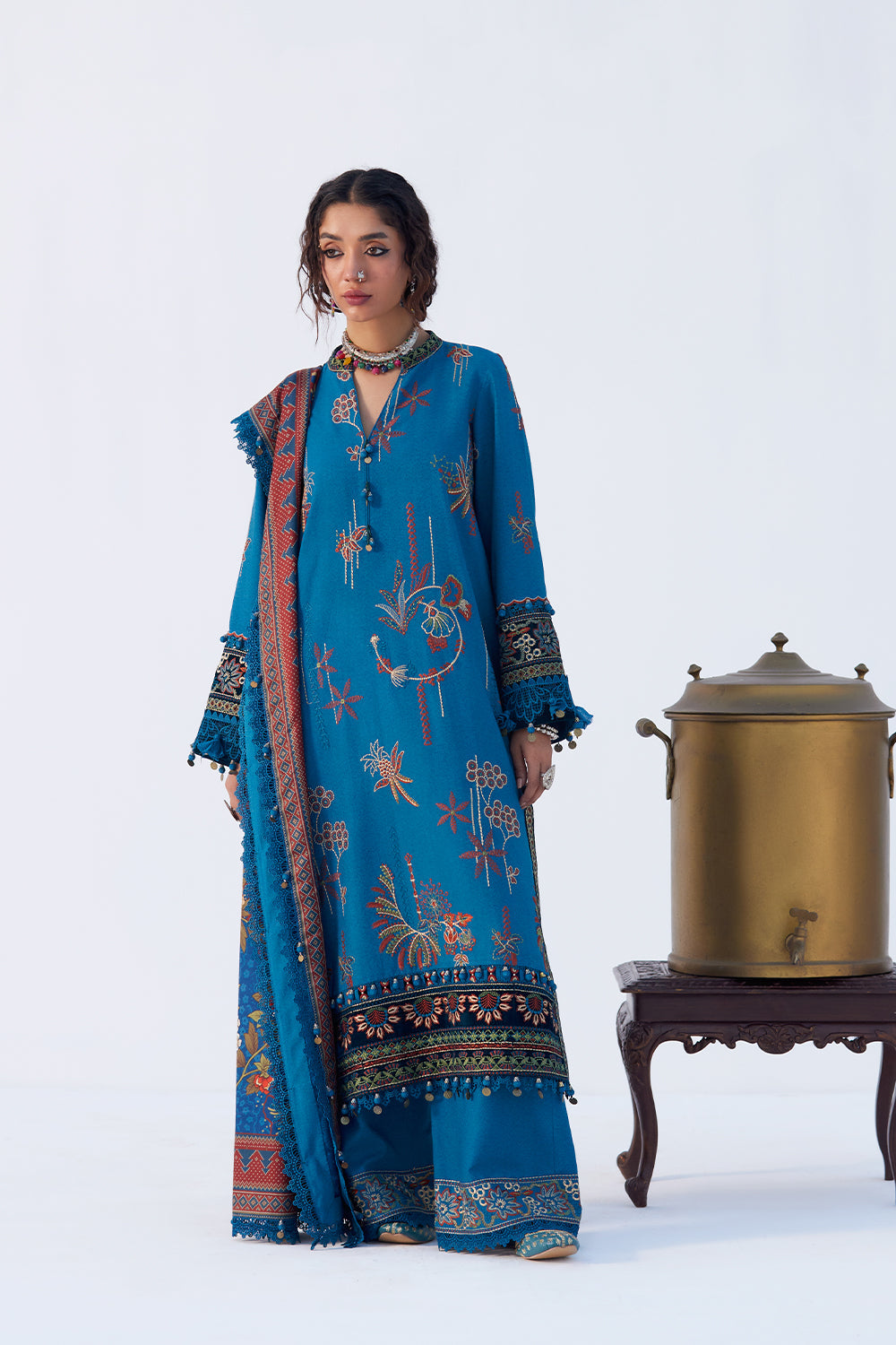 Saira Rizwan | Winter Khaddar 25 | SAHAR-SRW25-10 by Saira Rizwan - Designer Dress  - Type : Ladies Clothes - Available at Libayah - 100% Original 