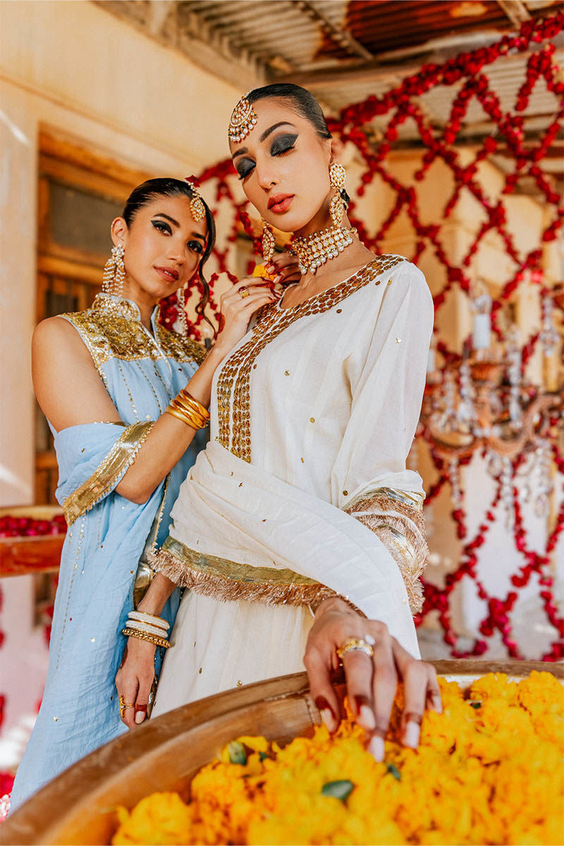 The Pink Tree Company | Gota Tikli | GULLU BAND by The Pink Tree Company - Designer Dress - Type: Ladies Clothes - Available at Libayah - 100% Original