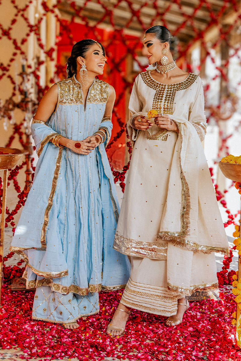 The Pink Tree Company | Gota Tikli | GULLU BAND by The Pink Tree Company - Designer Dress - Type: Ladies Clothes - Available at Libayah - 100% Original