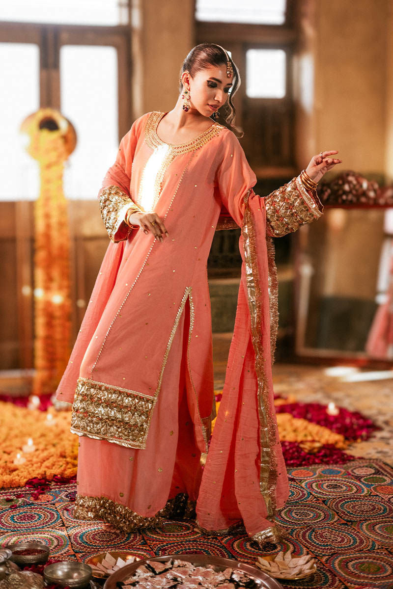 The Pink Tree Company | Gota Tikli | CHAMPA KALI by The Pink Tree Company - Designer Dress - Type: Ladies Clothes - Available at Libayah - 100% Original