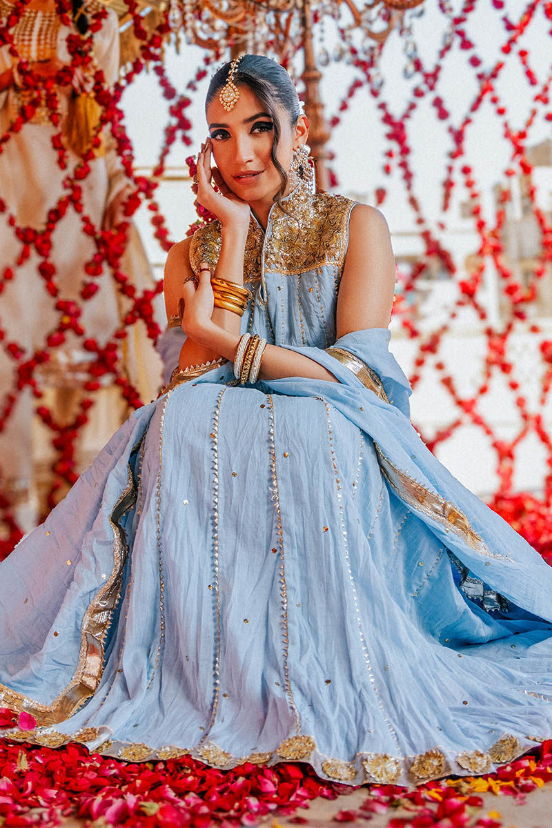 The Pink Tree Company | Gota Tikli | GULLU BAND by The Pink Tree Company - Designer Dress - Type: Ladies Clothes - Available at Libayah - 100% Original