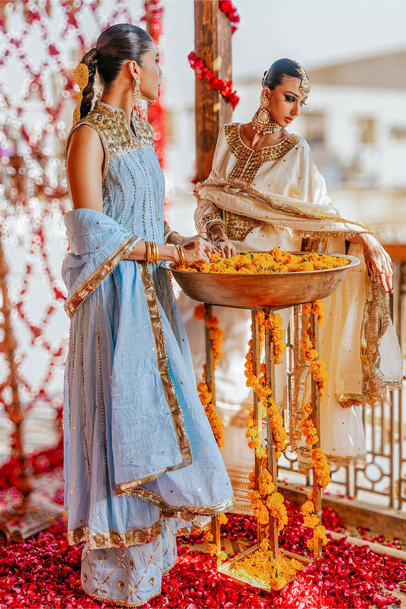 The Pink Tree Company | Gota Tikli | GULLU BAND by The Pink Tree Company - Designer Dress - Type: Ladies Clothes - Available at Libayah - 100% Original