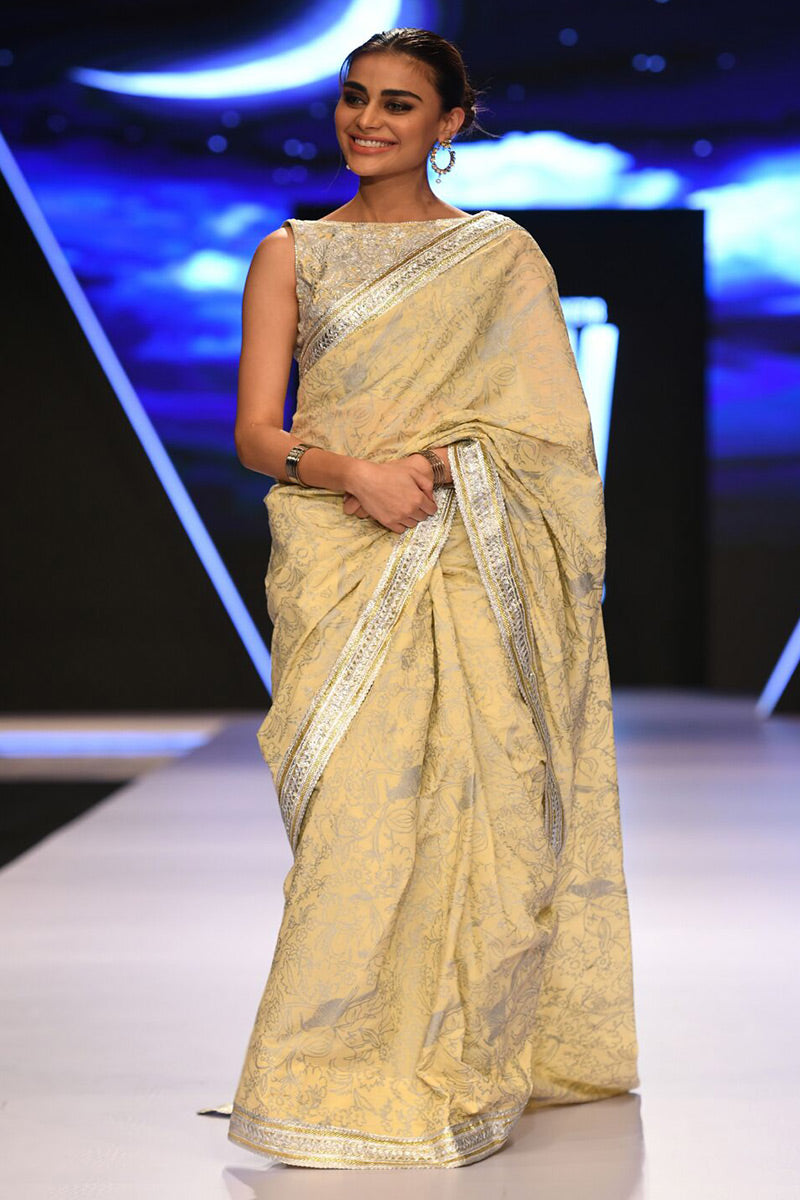 The Pink Tree Company | Wedding Wear | BORDER AND FALL by The Pink Tree Company - Designer Dress - Type: Ladies Clothes - Available at Libayah - 100% Original