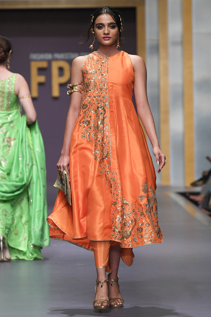 The Pink Tree Company | Wedding Wear | TANGERINE PHOENIX by The Pink Tree Company - Designer Dress - Type: Ladies Clothes - Available at Libayah - 100% Original