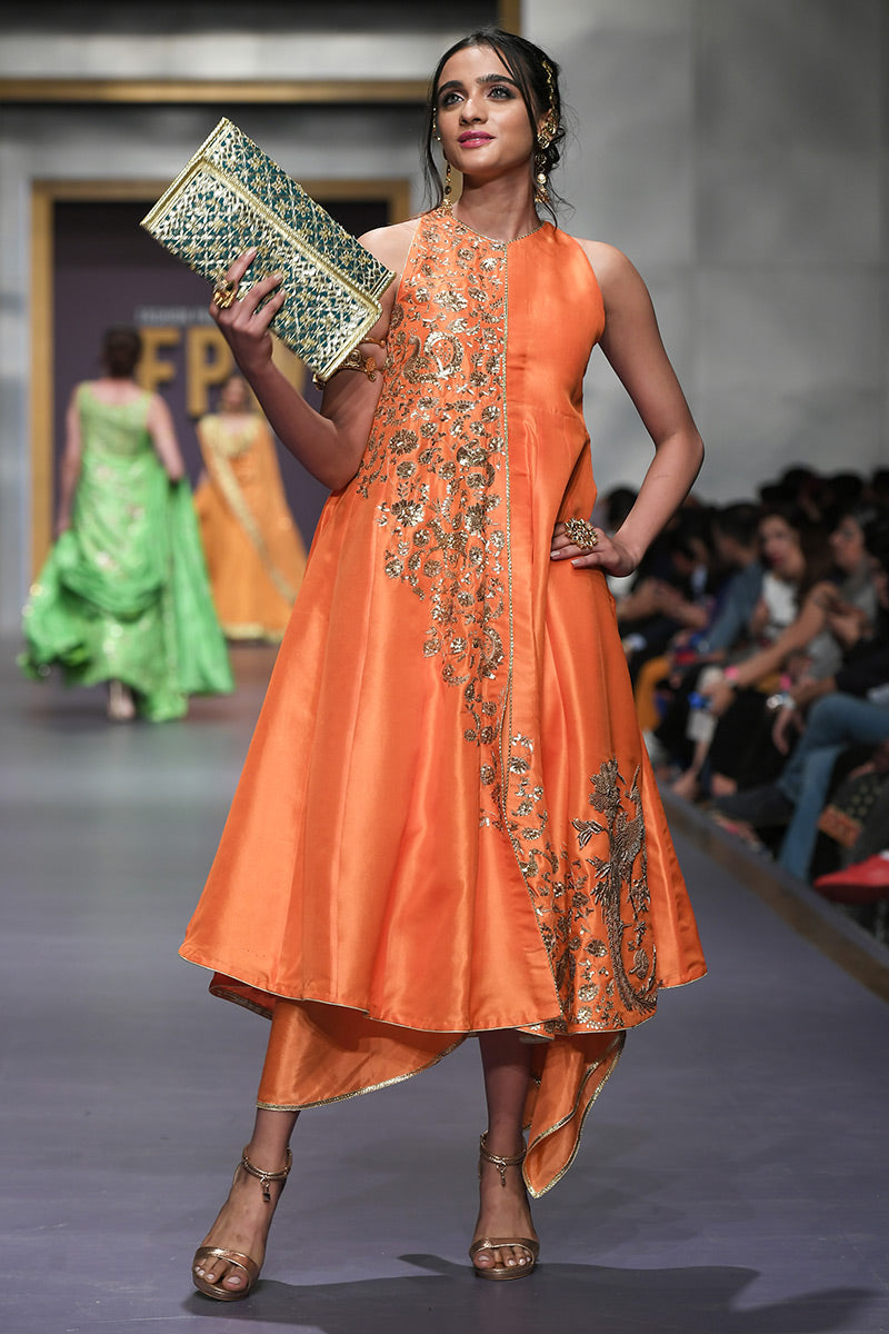 The Pink Tree Company | Wedding Wear | TANGERINE PHOENIX by The Pink Tree Company - Designer Dress - Type: Ladies Clothes - Available at Libayah - 100% Original