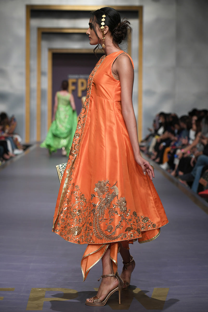 The Pink Tree Company | Wedding Wear | TANGERINE PHOENIX by The Pink Tree Company - Designer Dress - Type: Ladies Clothes - Available at Libayah - 100% Original