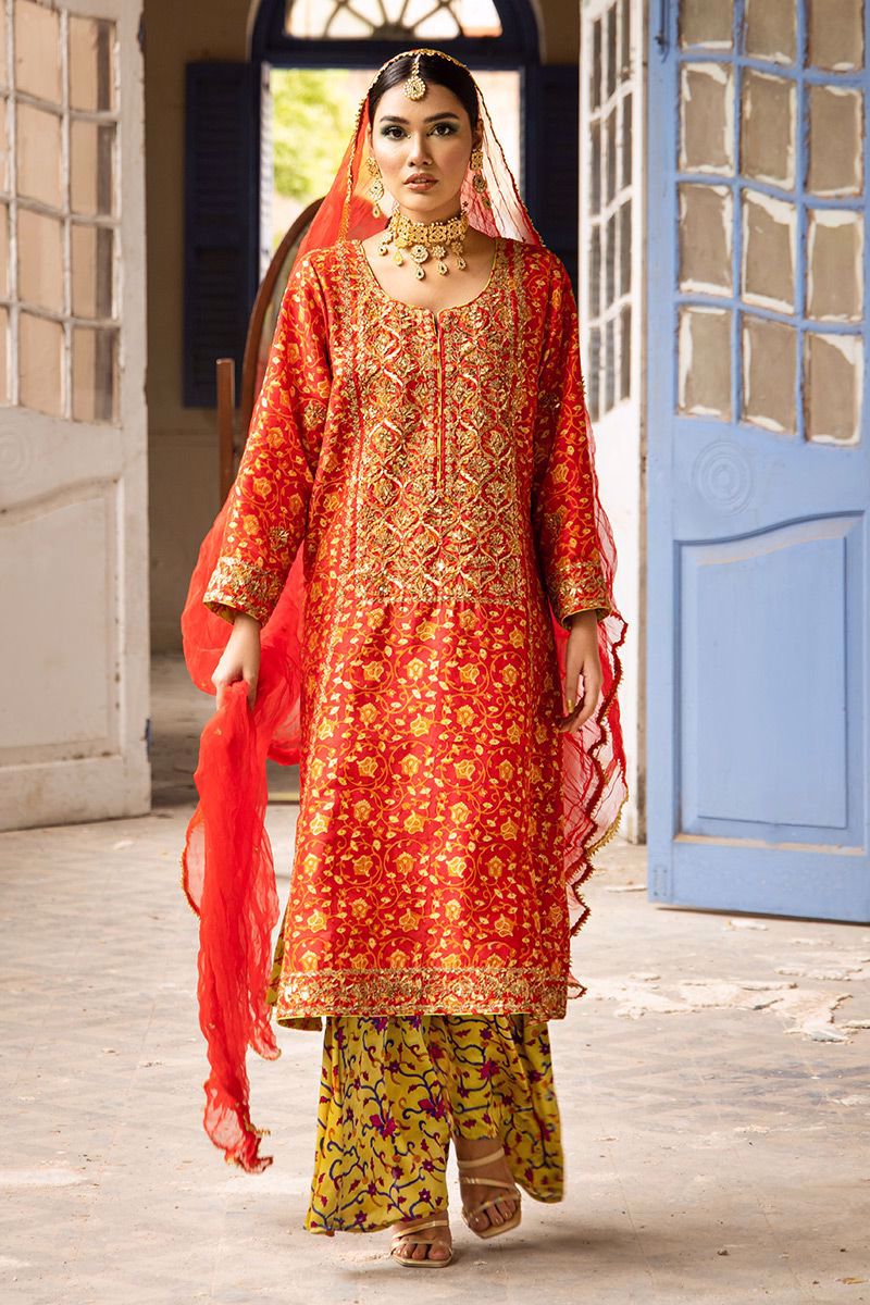 The Pink Tree Company | Wedding Wear | TANGERINE IN RED by The Pink Tree Company - Designer Dress - Type: Ladies Clothes - Available at Libayah - 100% Original