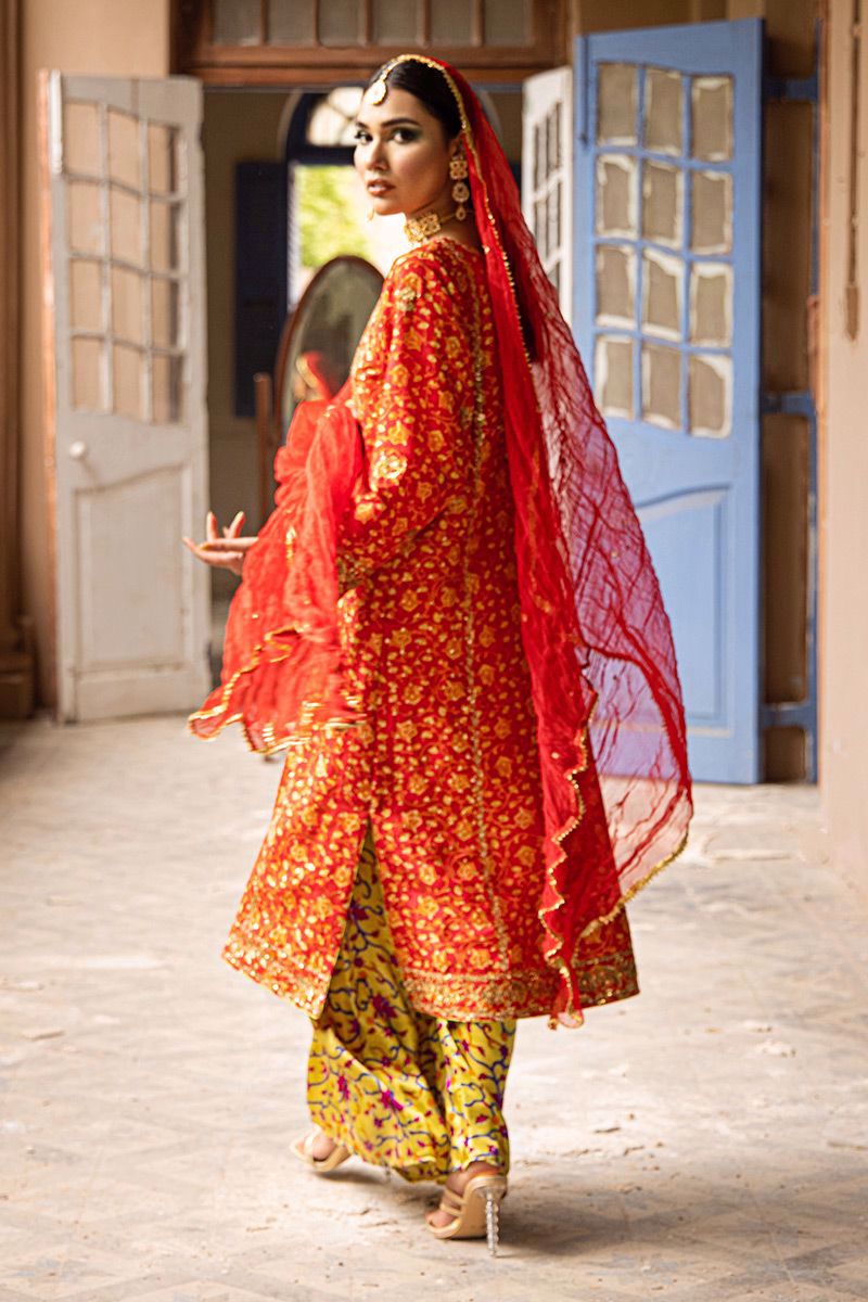 The Pink Tree Company | Wedding Wear | TANGERINE IN RED by The Pink Tree Company - Designer Dress - Type: Ladies Clothes - Available at Libayah - 100% Original