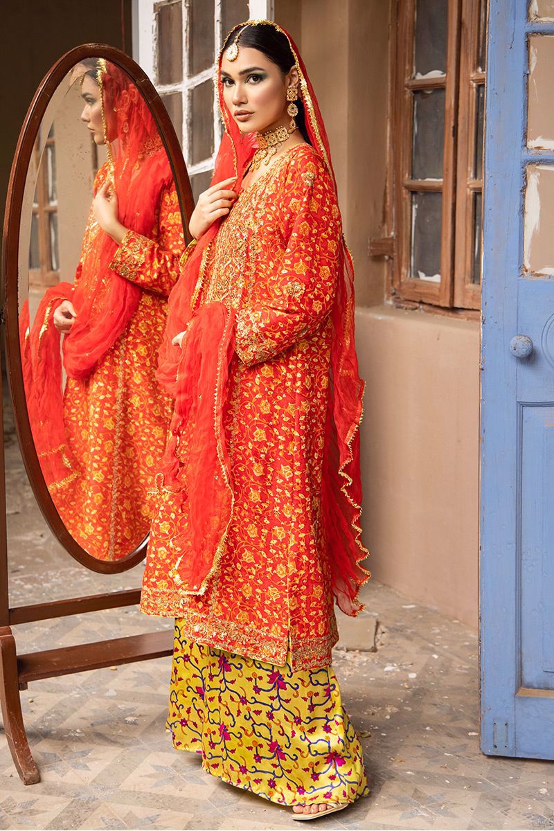 The Pink Tree Company | Wedding Wear | TANGERINE IN RED by The Pink Tree Company - Designer Dress - Type: Ladies Clothes - Available at Libayah - 100% Original